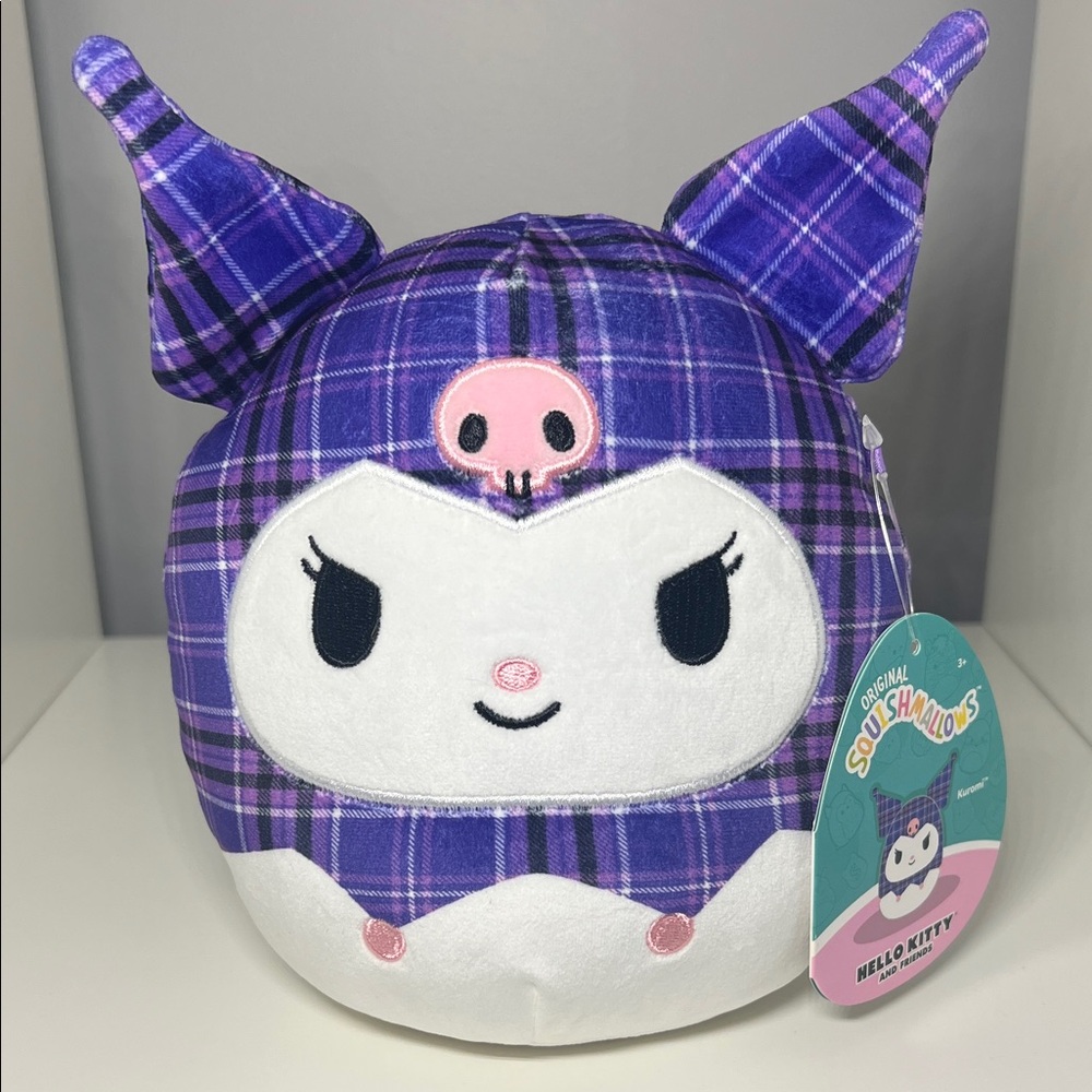 Squishmallows Hello Kitty and Friends Kuromi 💜🤍